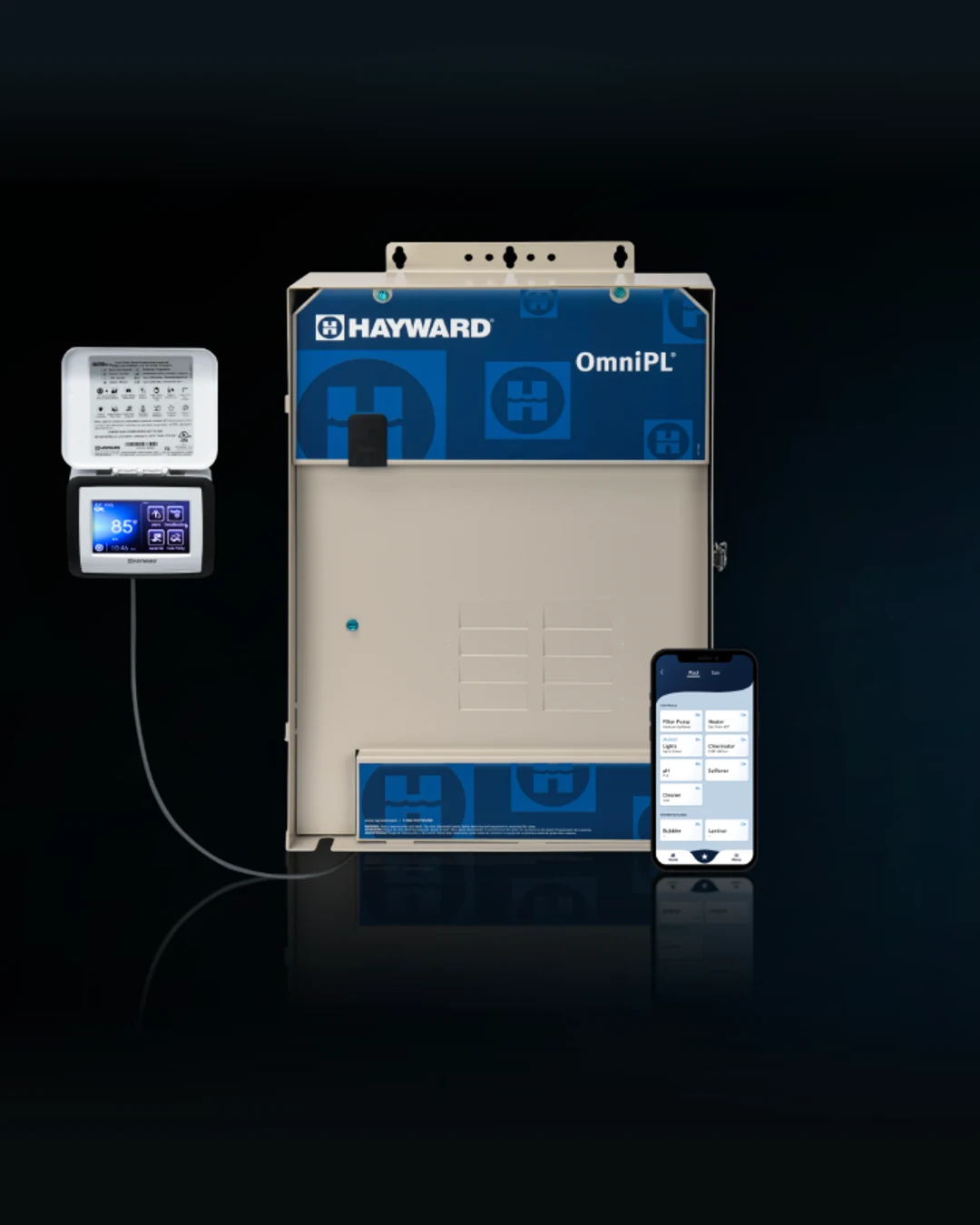 Hayward automation equipment installed by LIV Pools